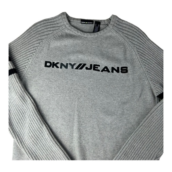 DKNY JEANS Men’s Logo Embroidered Sweater Size XXL - Picture 4 of 11